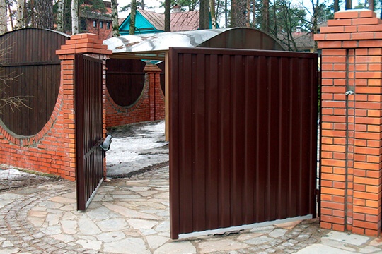 Класичне рішення.  Заповнення двосторонній профлист